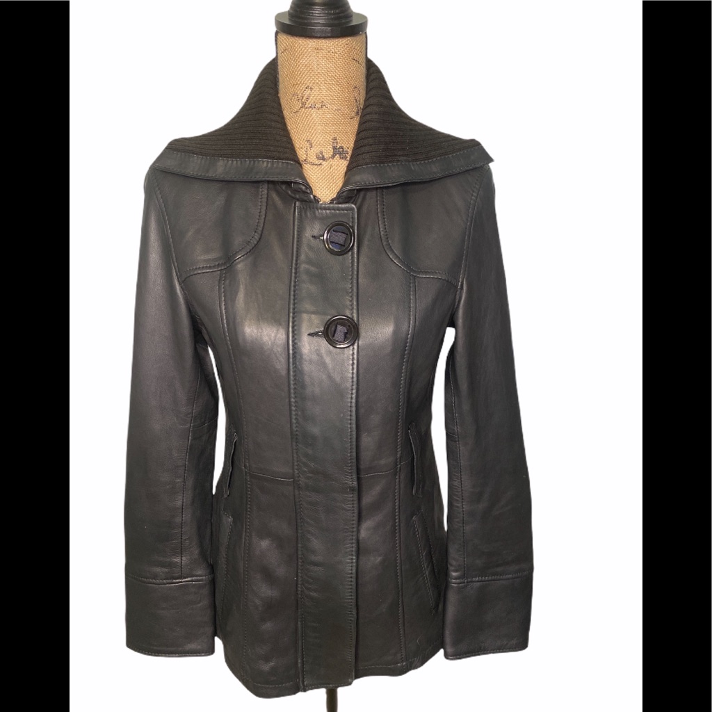 RO By Reilly Olmes Leather Jacket Size S